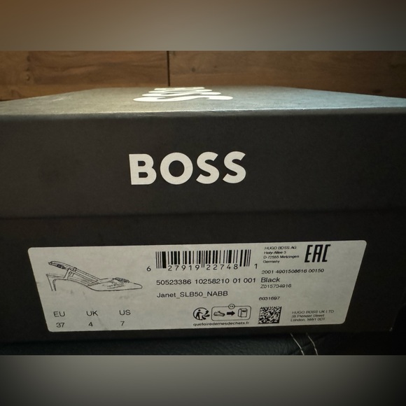 ❤️BOSS Slingback Pumps with Doube B Monogram❤️ - Picture 5 of 6